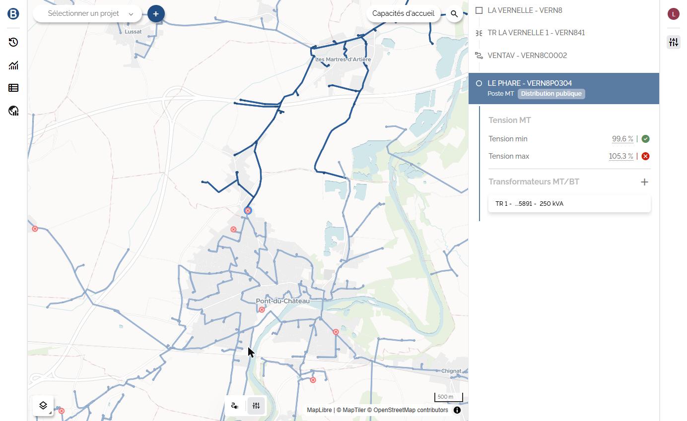 Fiche du poste LE PHARE, localisé sur la carte